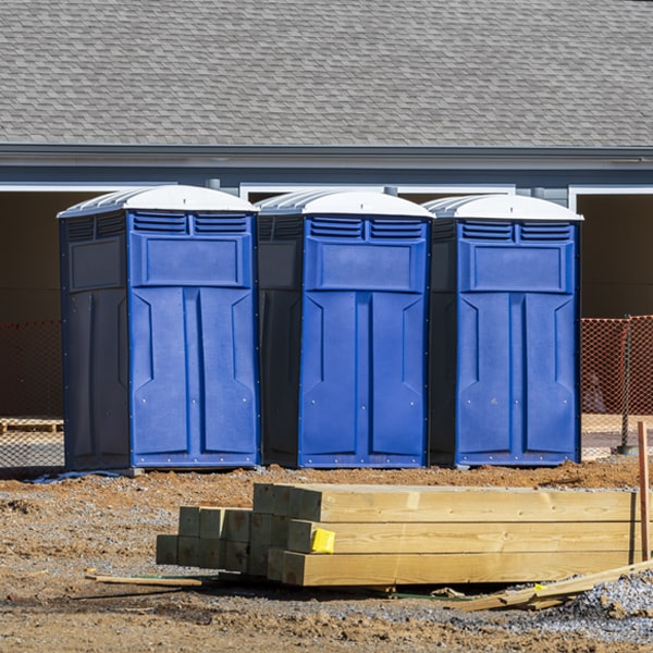 are there any restrictions on where i can place the porta potties during my rental period in Bragg City MO